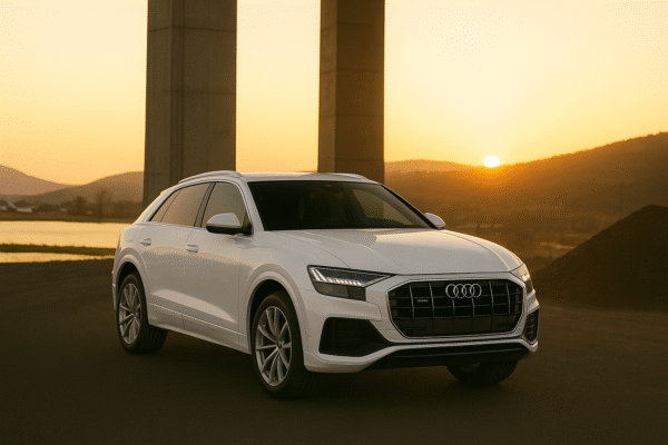 Audi Q8 55TFSI quattro (White)