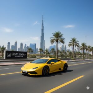 Lamborghini rental in Dubai
