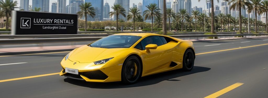Lamborghini rental in Dubai